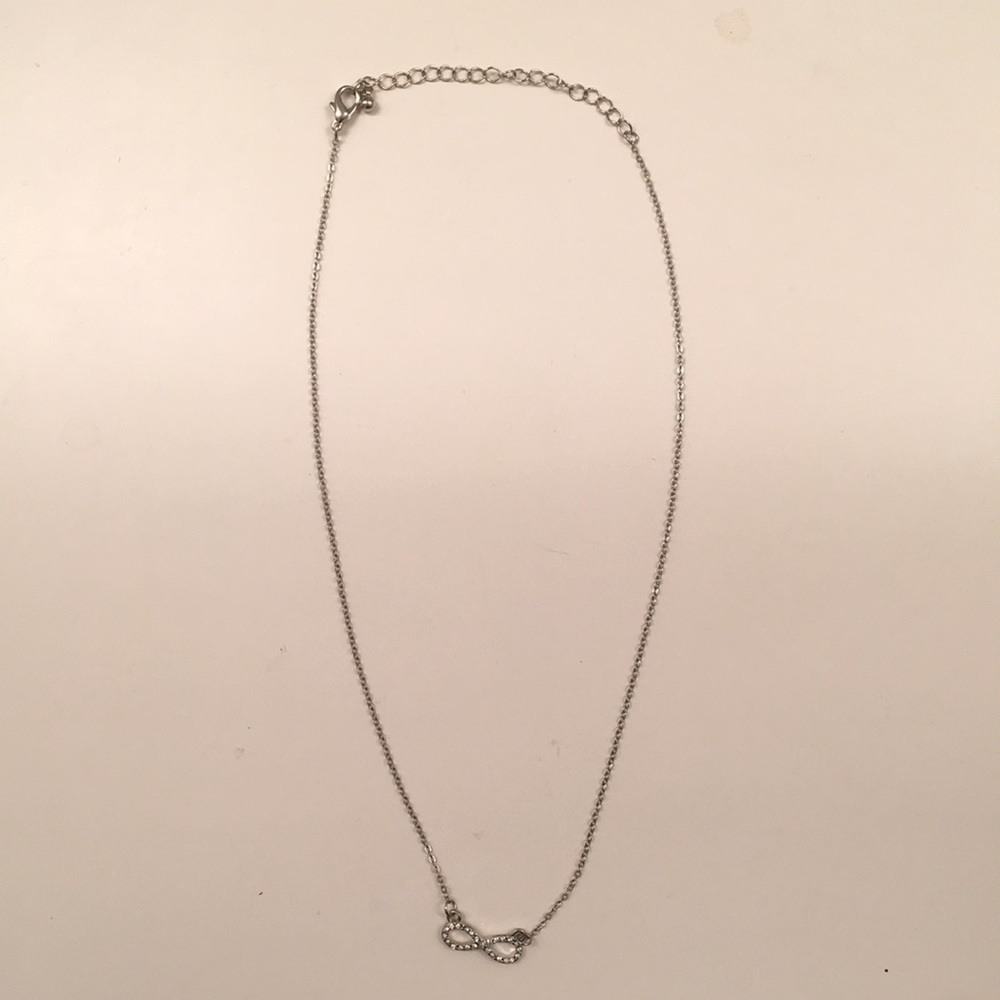 Infinity charm necklace